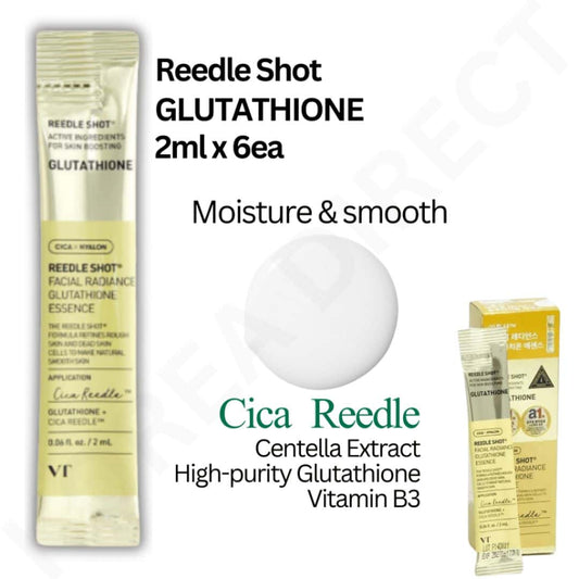 VT Reedle Shot Facial Radiance Glutathione Essence (2ml x 6ea)