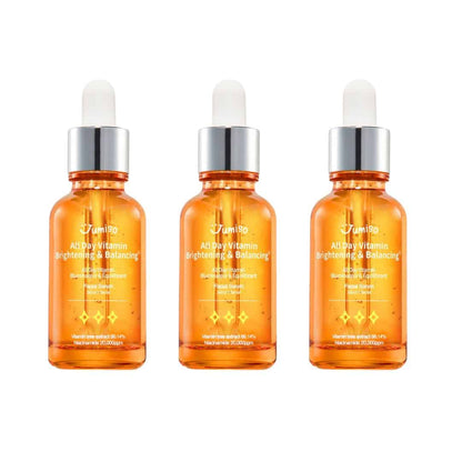 (3 unidades) Suero facial iluminador y equilibrante de vitaminas para todo el día Jumiso