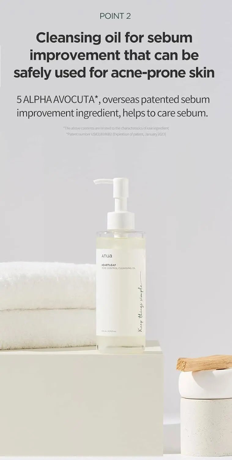 ANUA Aceite Limpiador Control de Poros Heartleaf