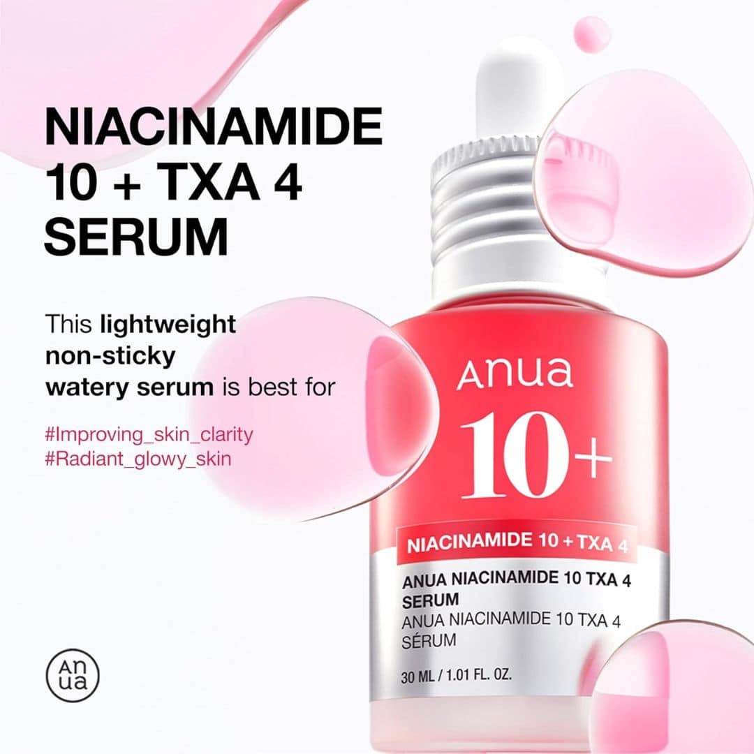 (3 Unidades) Sérum ANUA Niacinamida 10% + TXA 4%