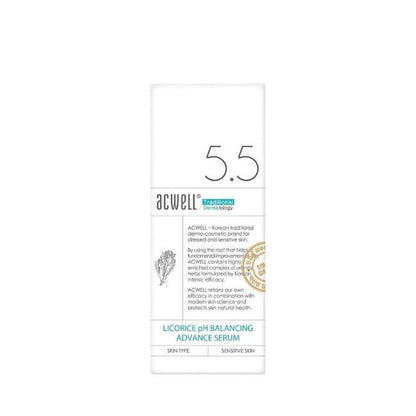 Sérum Acwell con pH equilibrante de regaliz avanzado