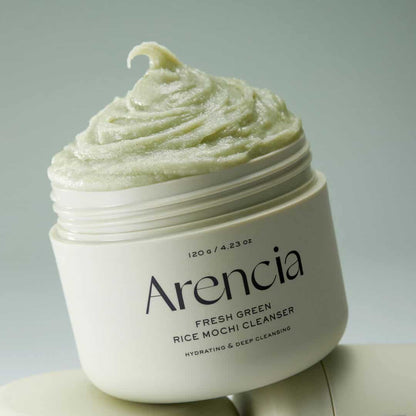Limpiador Mochi de Arroz Verde Fresco Arencia
