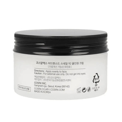 COSRX Crema Todo en Uno Advanced Snail 92