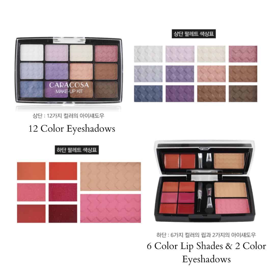 Caracosa Makeup Kit (3 Kinds)