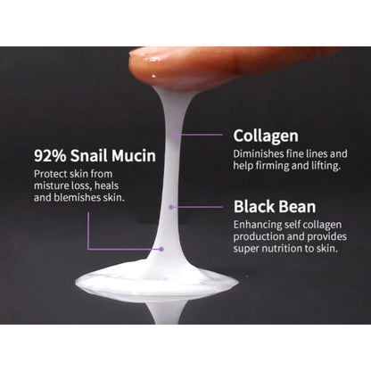 Coxir Black Snail Collagen Crema para Ojos Todo en Uno