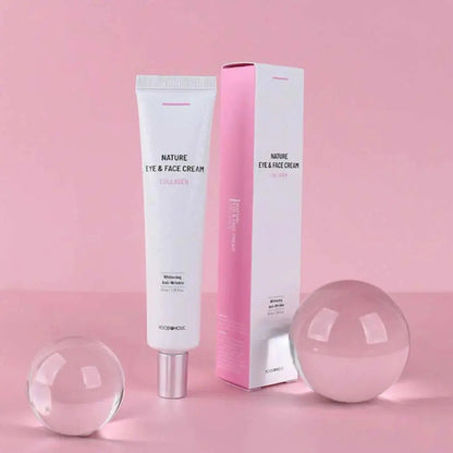 (Compra 2 y Recibe 1 Gratis) Crema de Ojos y Rostro de Colágeno Nature de Foodaholic