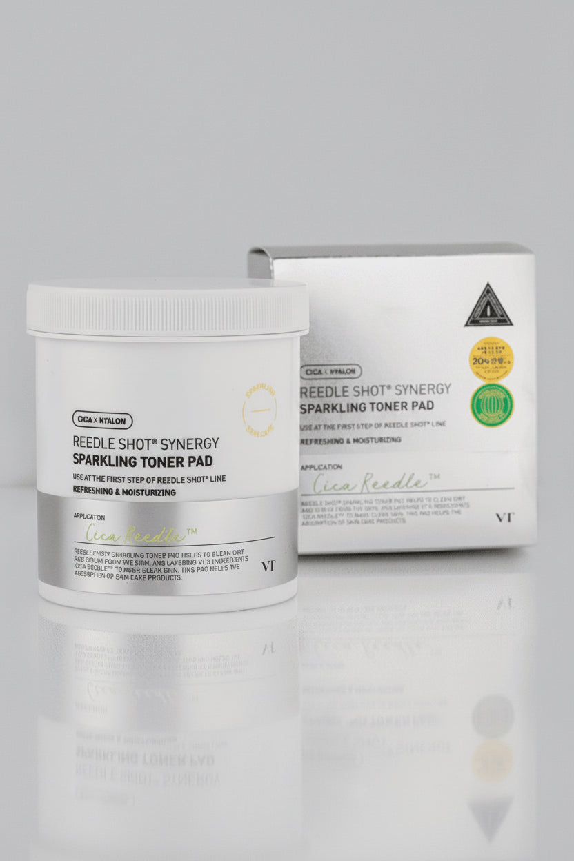 VT Reedle Shot Synergy Sparkling Toner Pad 80ea / 200ml
