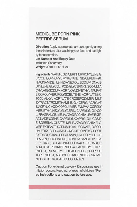 Medicube PDRN Pink Peptide Serum 30ml