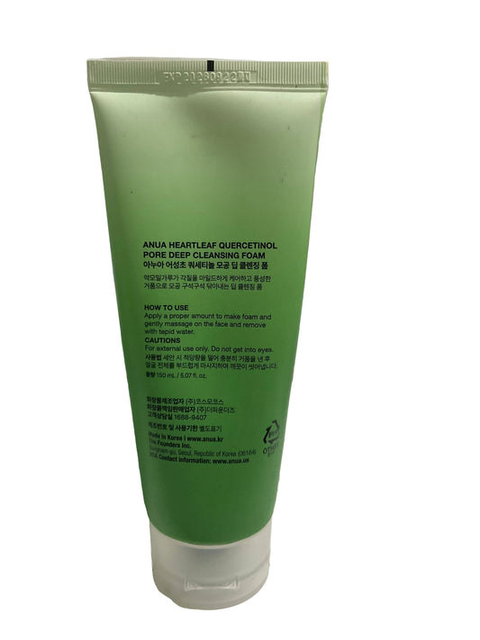 ANUA Heartleaf Quercetinol Deep Cleansing Foam (150ml)