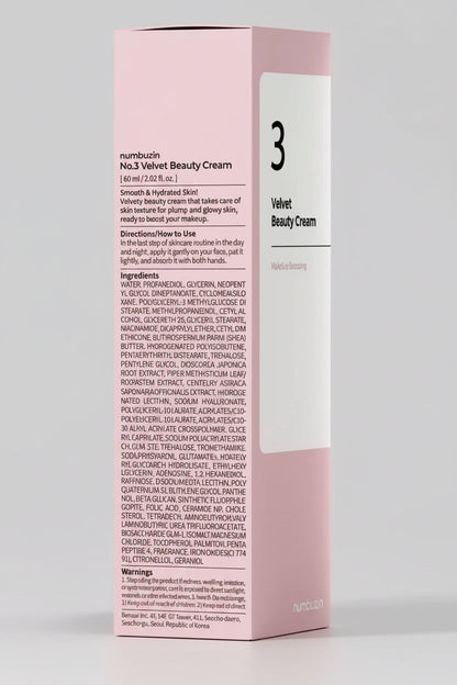 Numbuzin No.3 Crema de Belleza Aterciopelada
