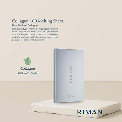 Mascarilla facial fundente de colágeno 100 de Incellderm