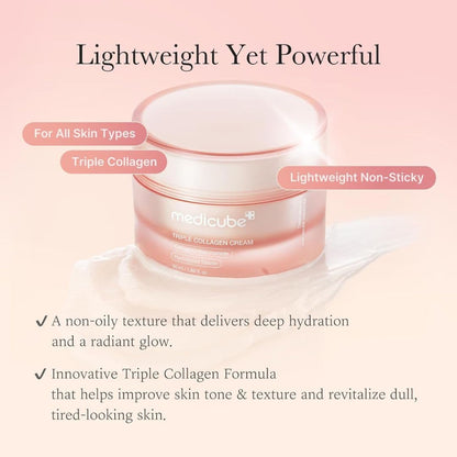 (3 Unidades) Pack de Crema Triple Colágeno de Medicube