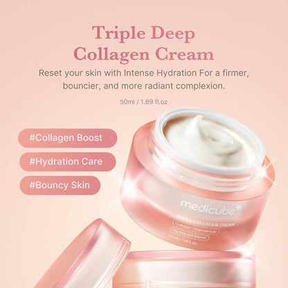 (3 Unidades) Pack de Crema Triple Colágeno de Medicube
