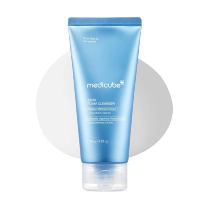 Limpiador facial Medicube Zero Foam Cleanser | Espuma limpiadora diaria suave para el control del exceso de sebo, hidratación, minimización de poros | 120 g