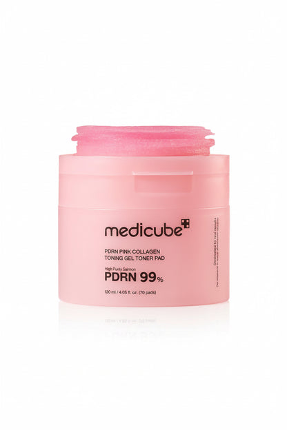 Medicube PDRN Pink Collagen Toning Gel Almohadilla Tonificadora