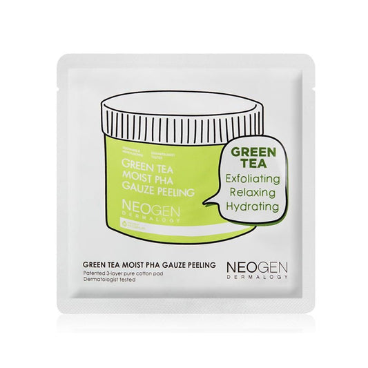 NEOGEN Green Tea Moist PHA Gauze Peeling Pad