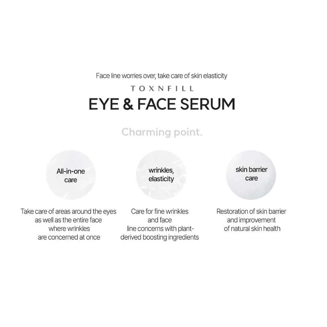 (Before BBD) TOXNFILL Eye & Face Serum