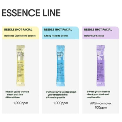 VT Reedle Shot Esencia de Glutatión para la Luminosidad Facial (2ml x 6 unidades)