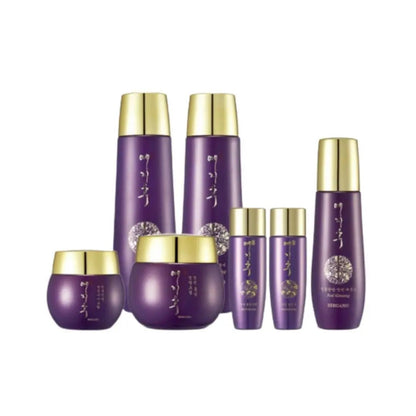 Yezihu Red Ginseng Skincare Set - Rojo