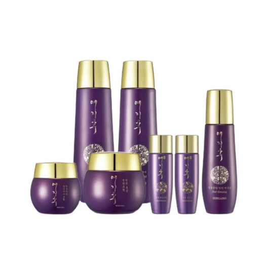 Yezihu Red Ginseng Skincare Set - Red